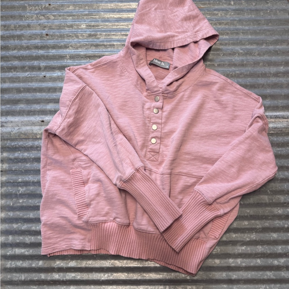 Pink Hooded Sweater